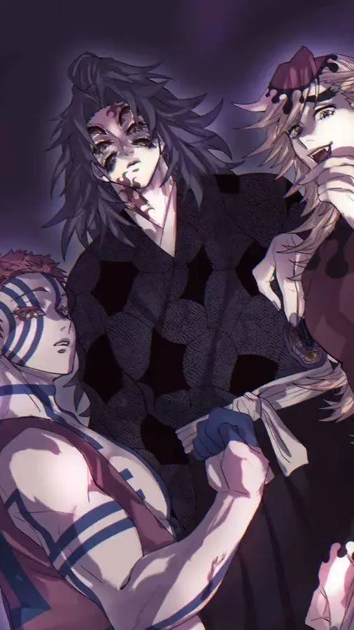 ai character: The big 3(kny) background