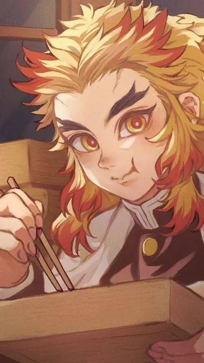 ai character: Kyojuro Rengoku background