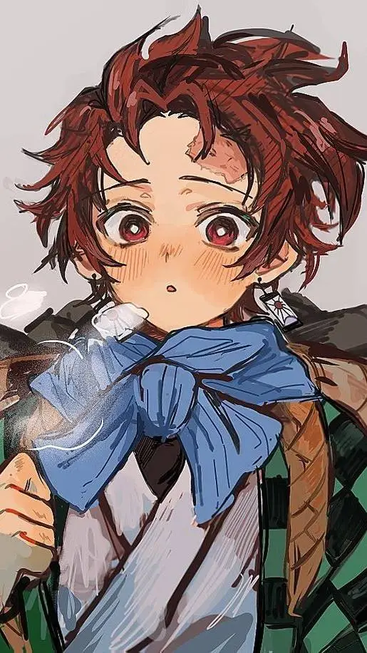 ai character: Tanjiro Kamado background