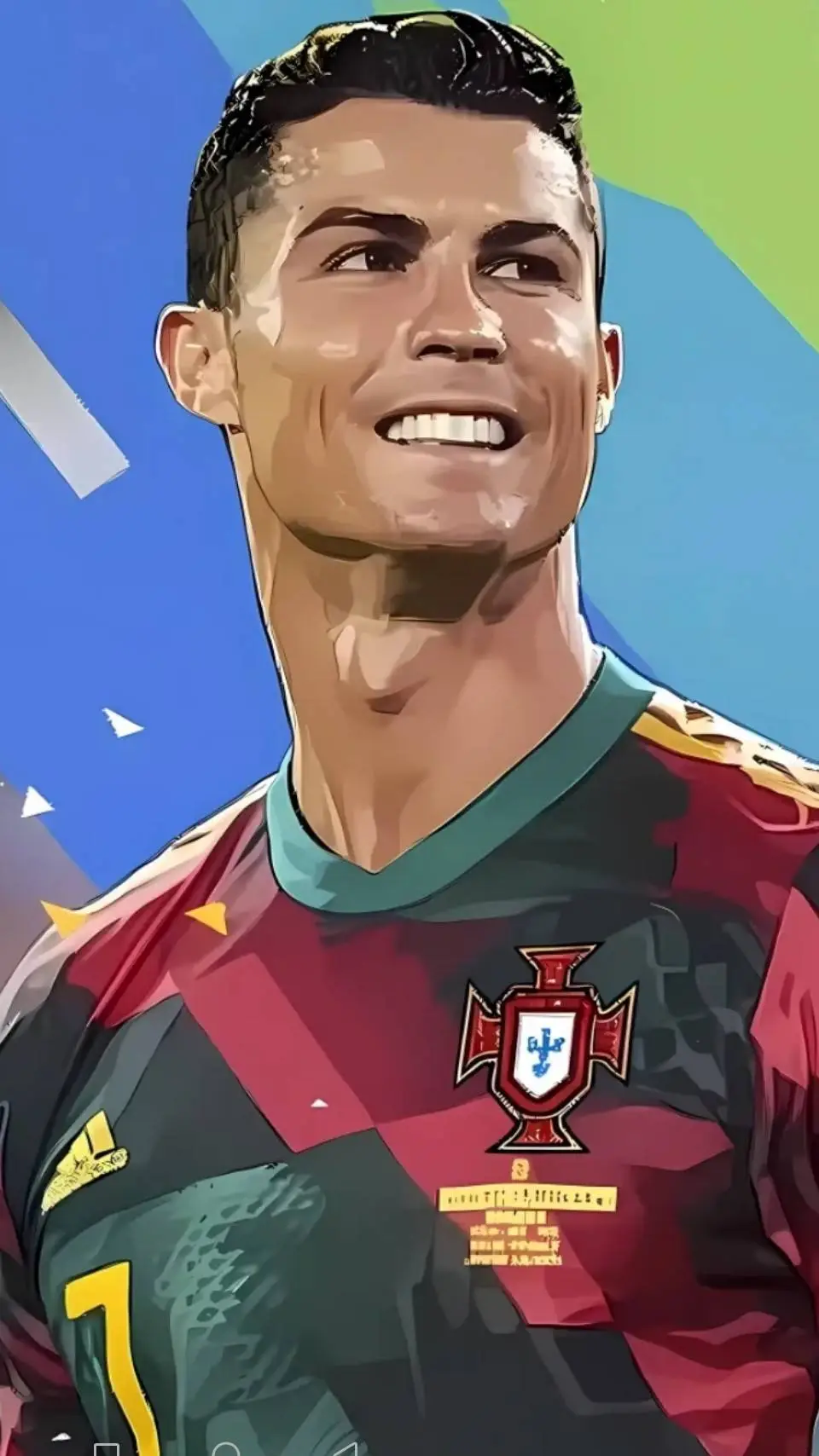 ai character: Cristiano Ronaldo background