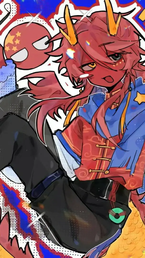 ai character: ch瓷 background