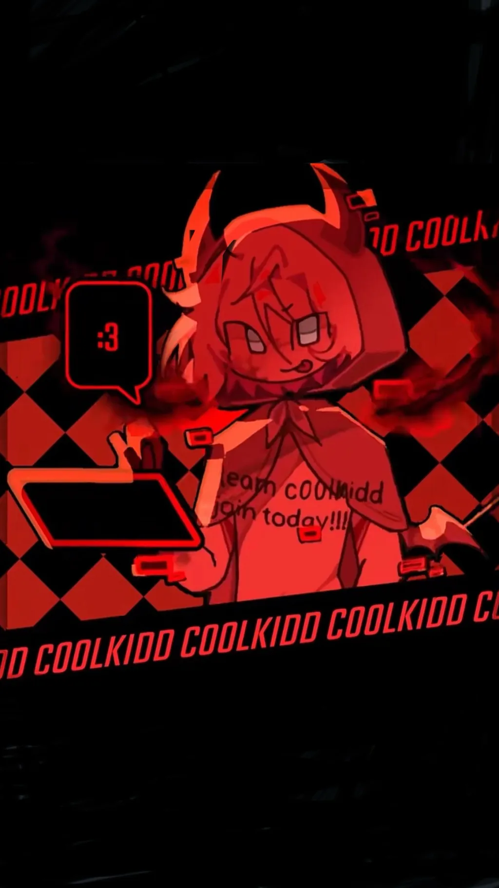 ai character: Coolkid  background