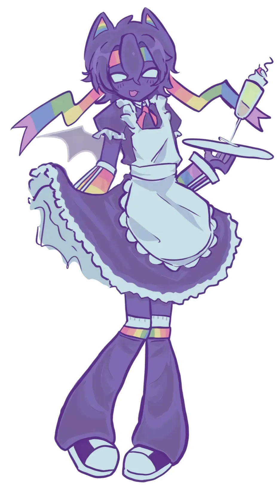 ai character: Spoke (maid)  background