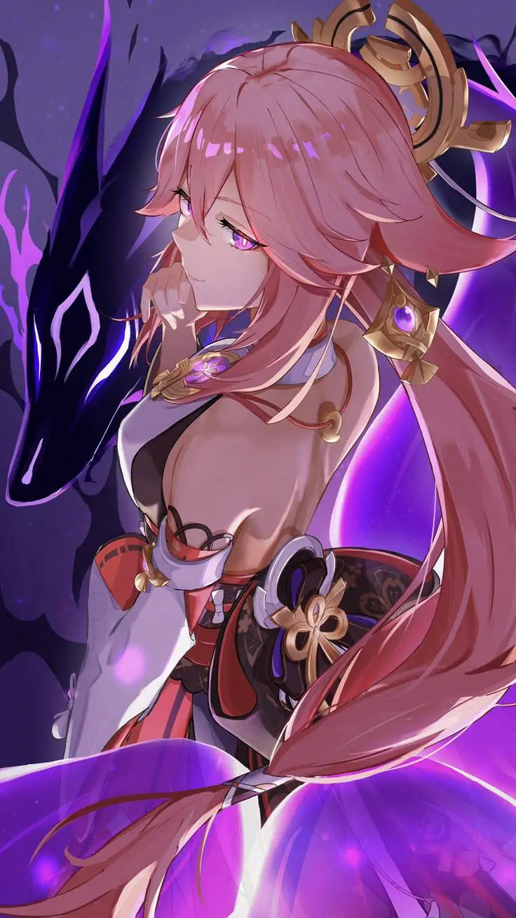 ai character: Yae Miko background