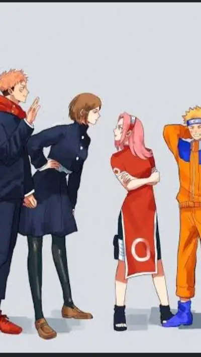 ai character: Naruto x jjk  background