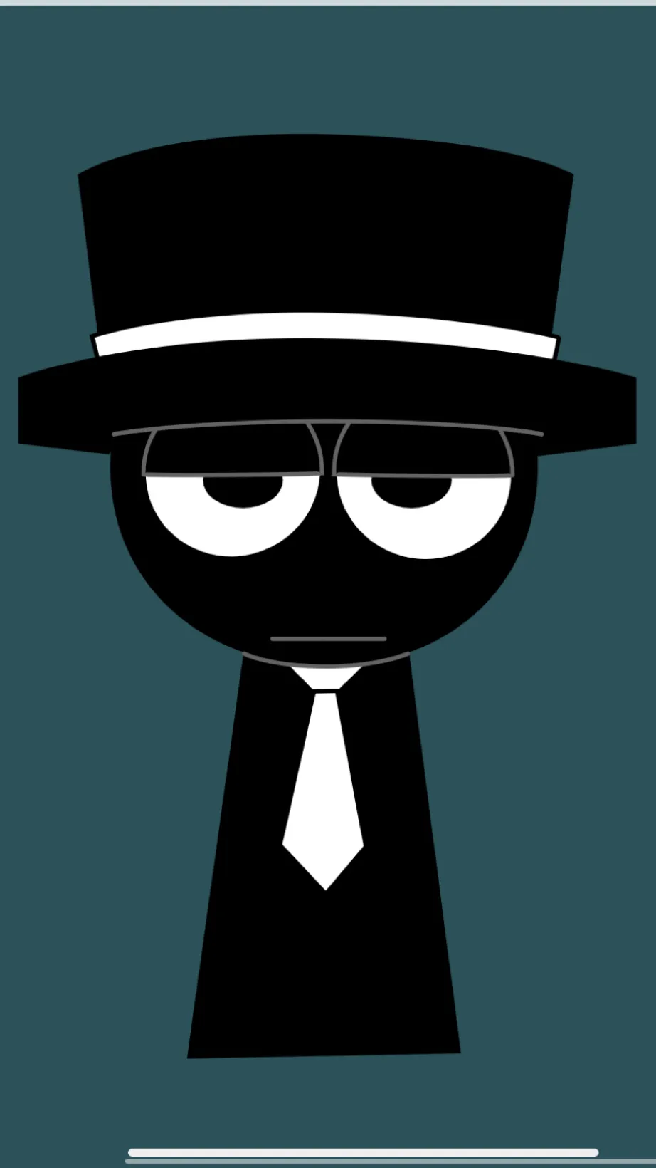 ai character: Normal pyram black background