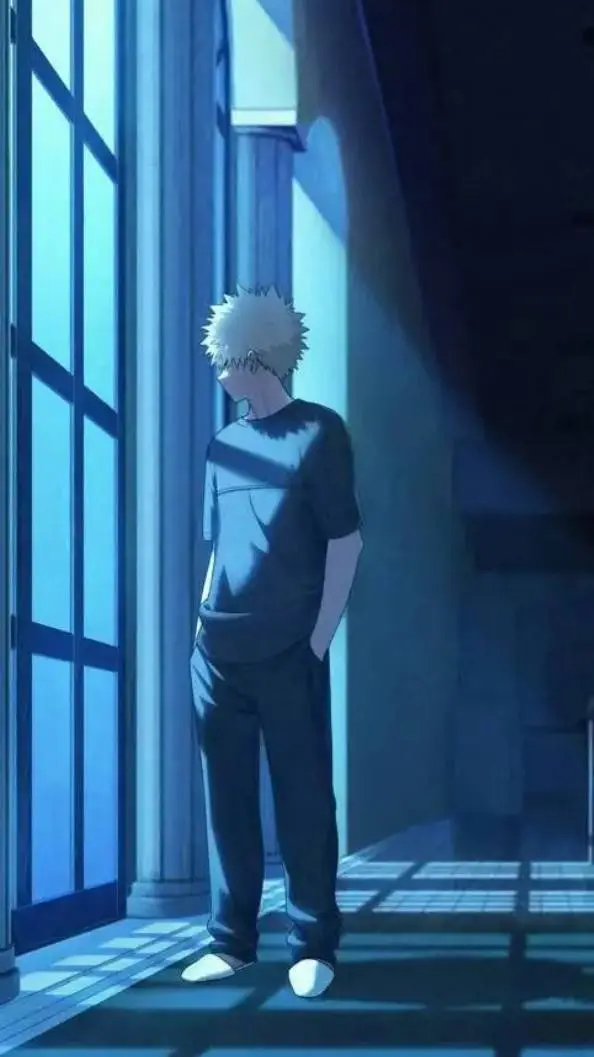 ai character: MHA- Sad Kacchan background