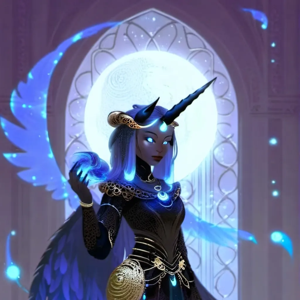 chat with ai character: Nightmare Moon