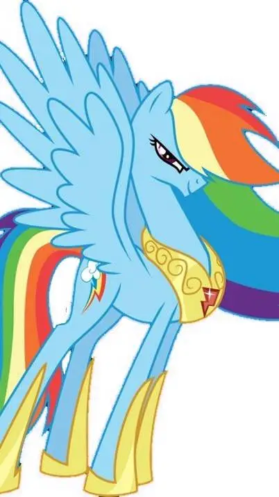 ai character: Rainbow dash background