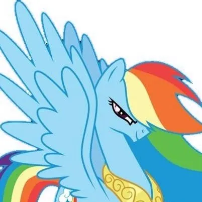 chat with ai character: Rainbow dash