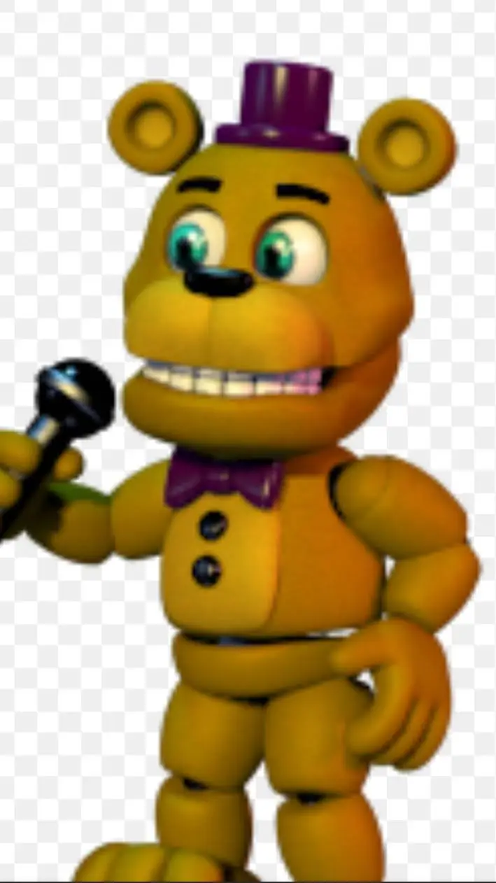ai character:  fredbear background