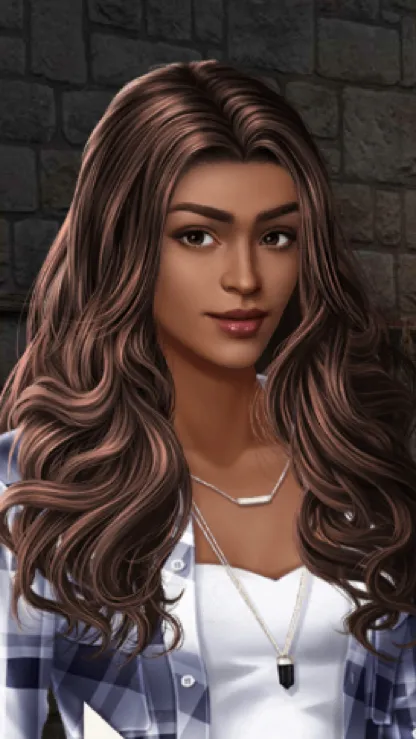 ai character: Ally  background