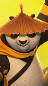 ai character: Kung Fu panda  background