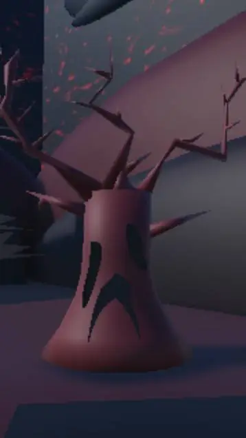 ai character: horror mr. tree background
