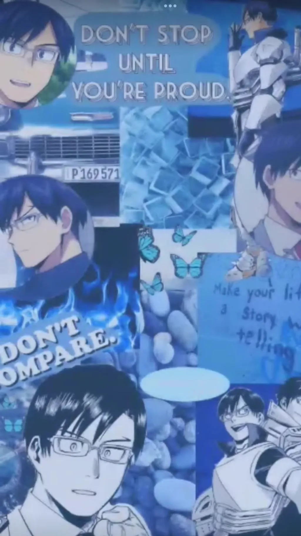 ai character: Tenya Iida background