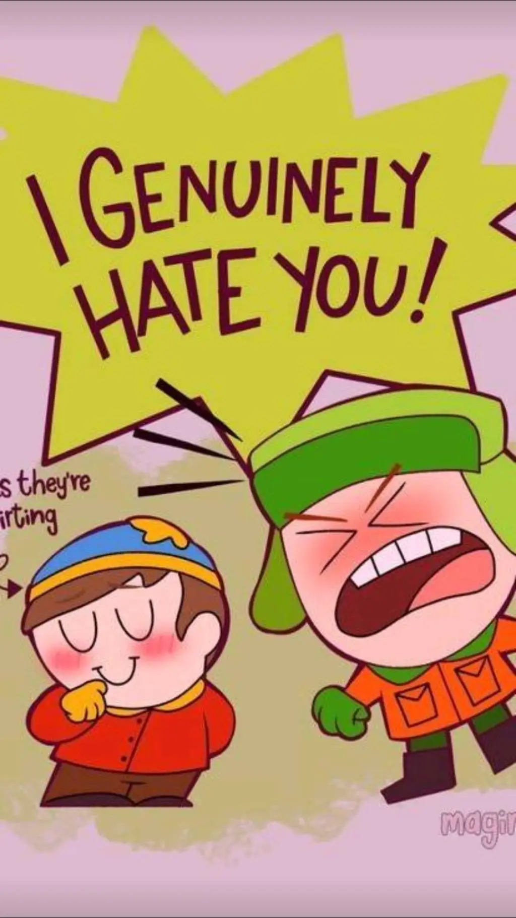 ai character: one sided kyman 2 background