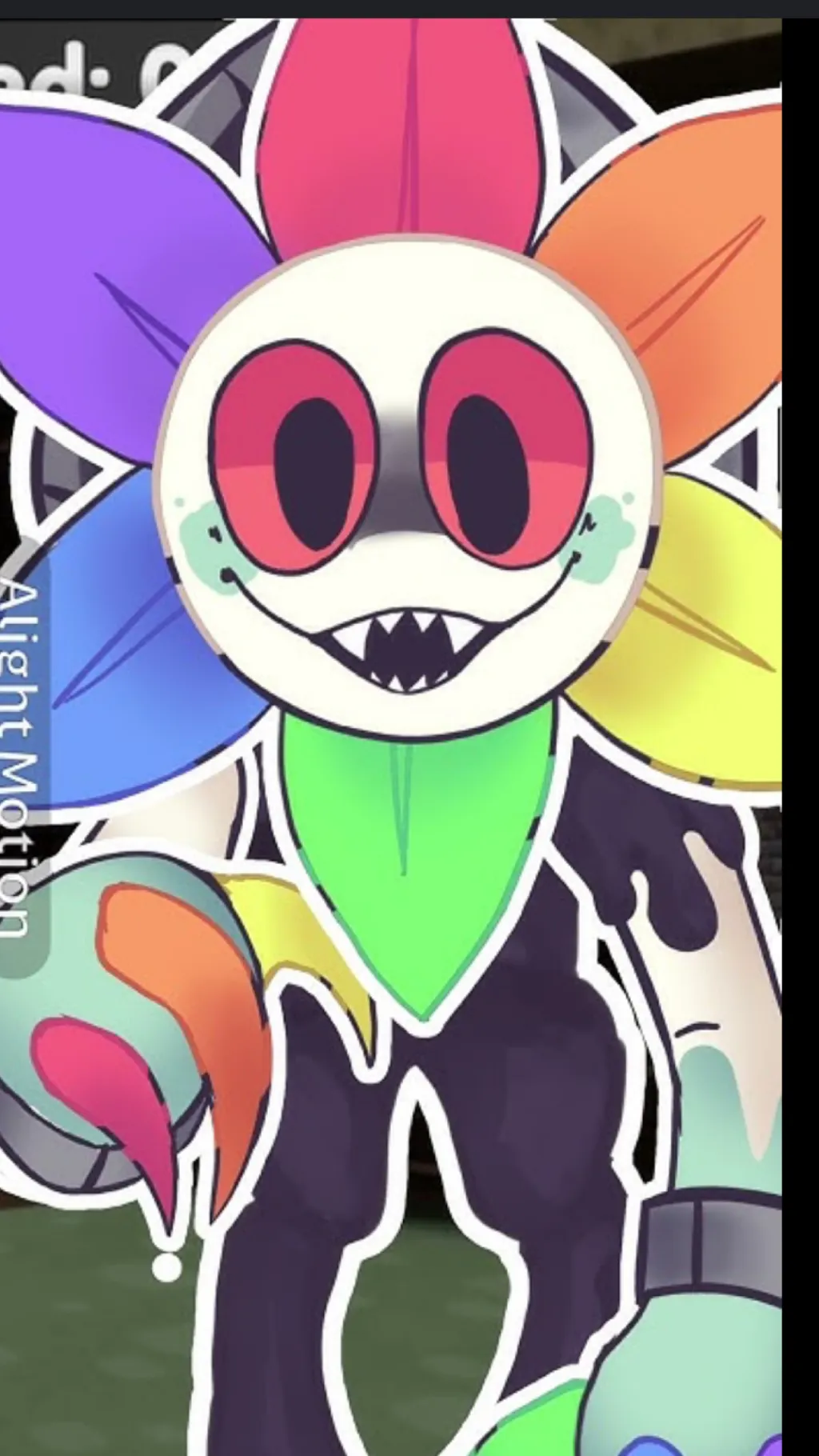 ai character: Infected dandy background