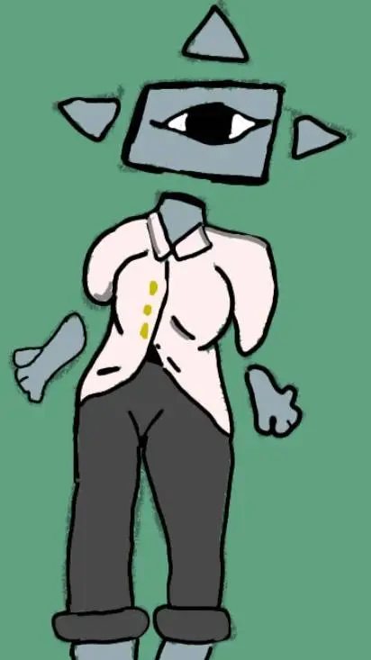 ai character: orb background