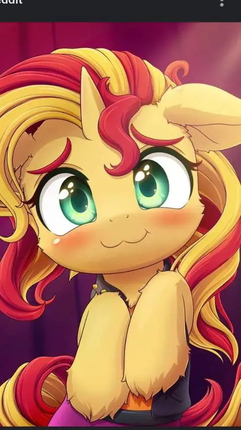 ai character: mlp mushroom outbr background