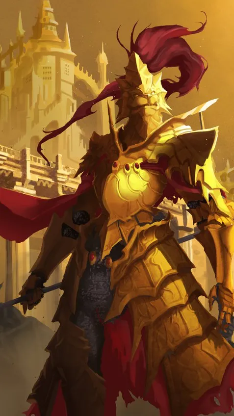 ai character: Slayer Ornstein  background