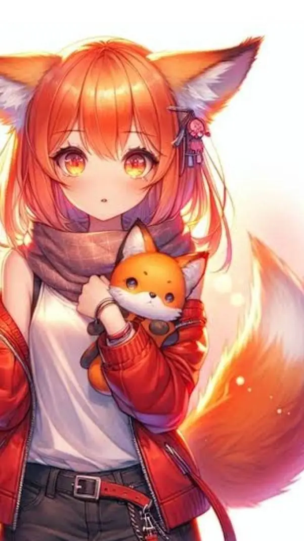 ai character: rose background