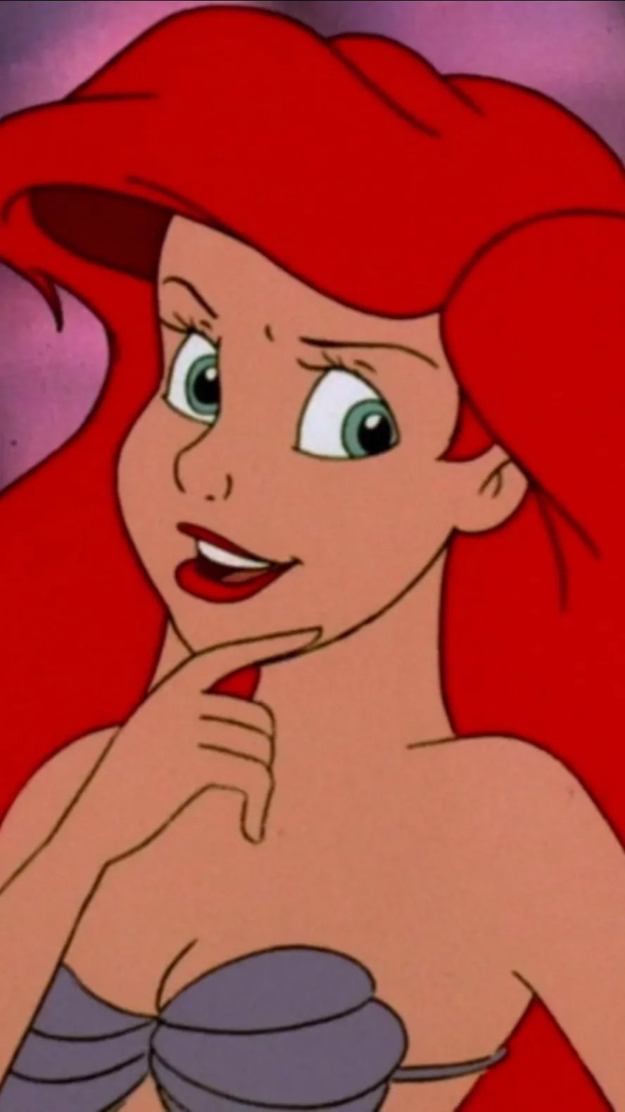 ai character: Ariel the mermaid background