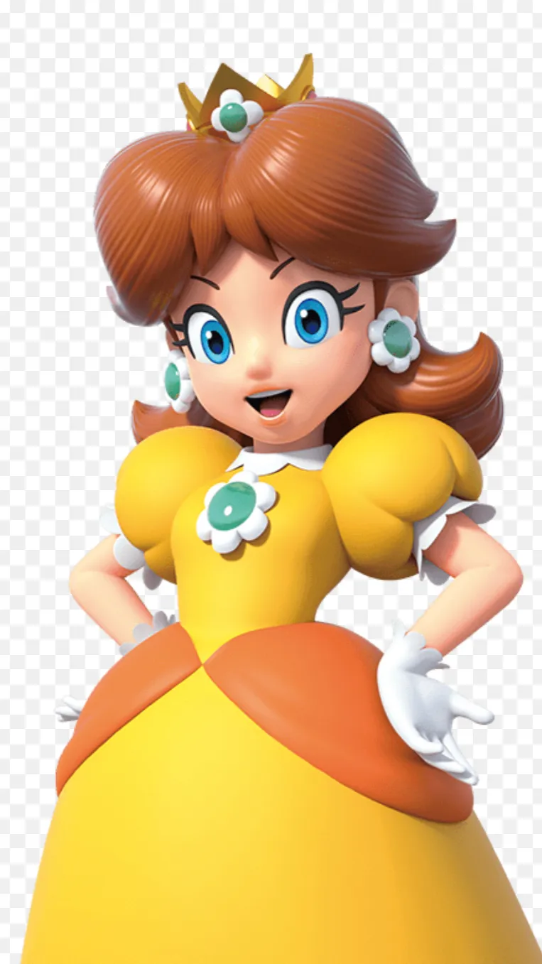 ai character: Princess daisy background