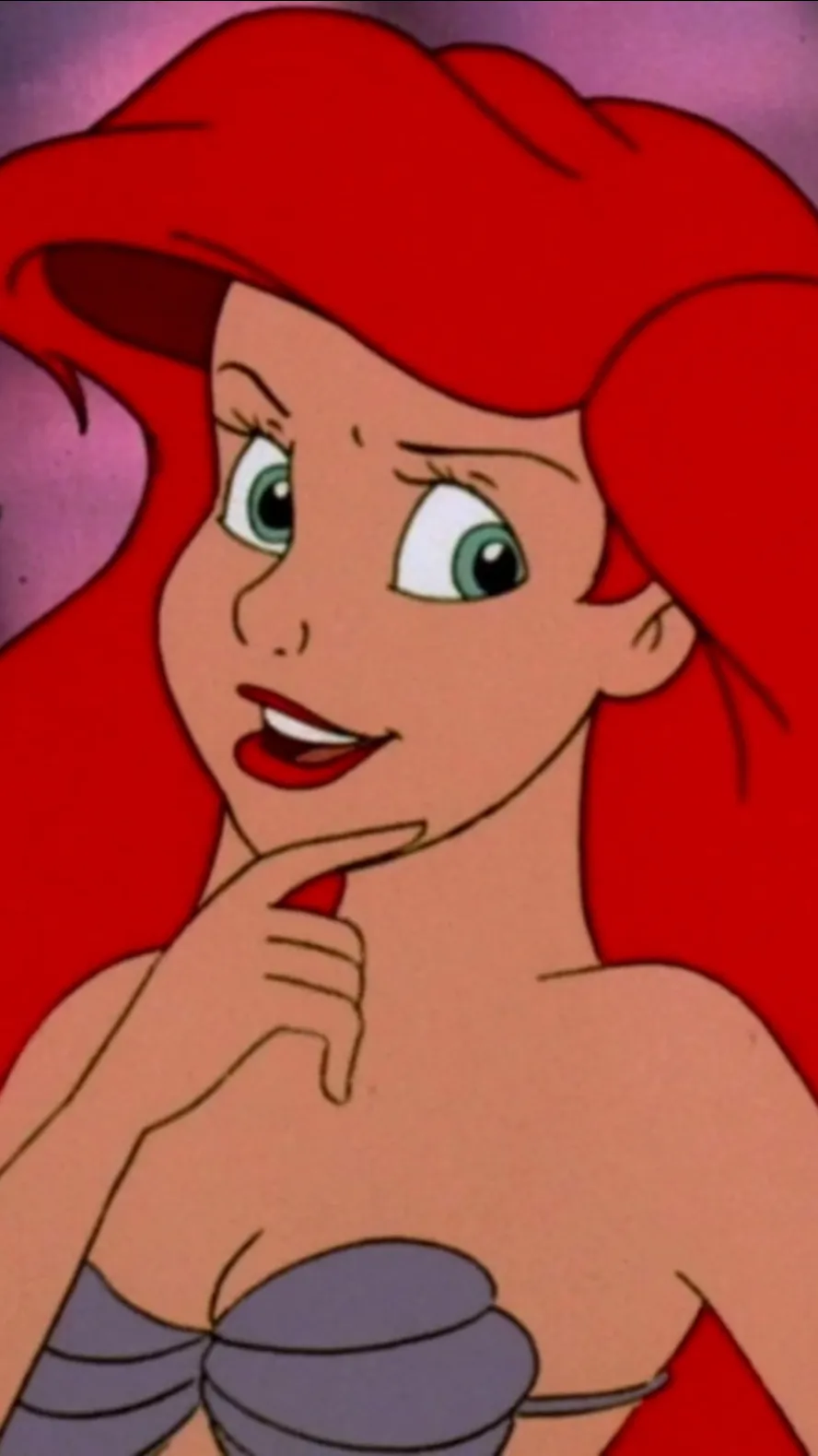 ai character: Ariel the mermaid background