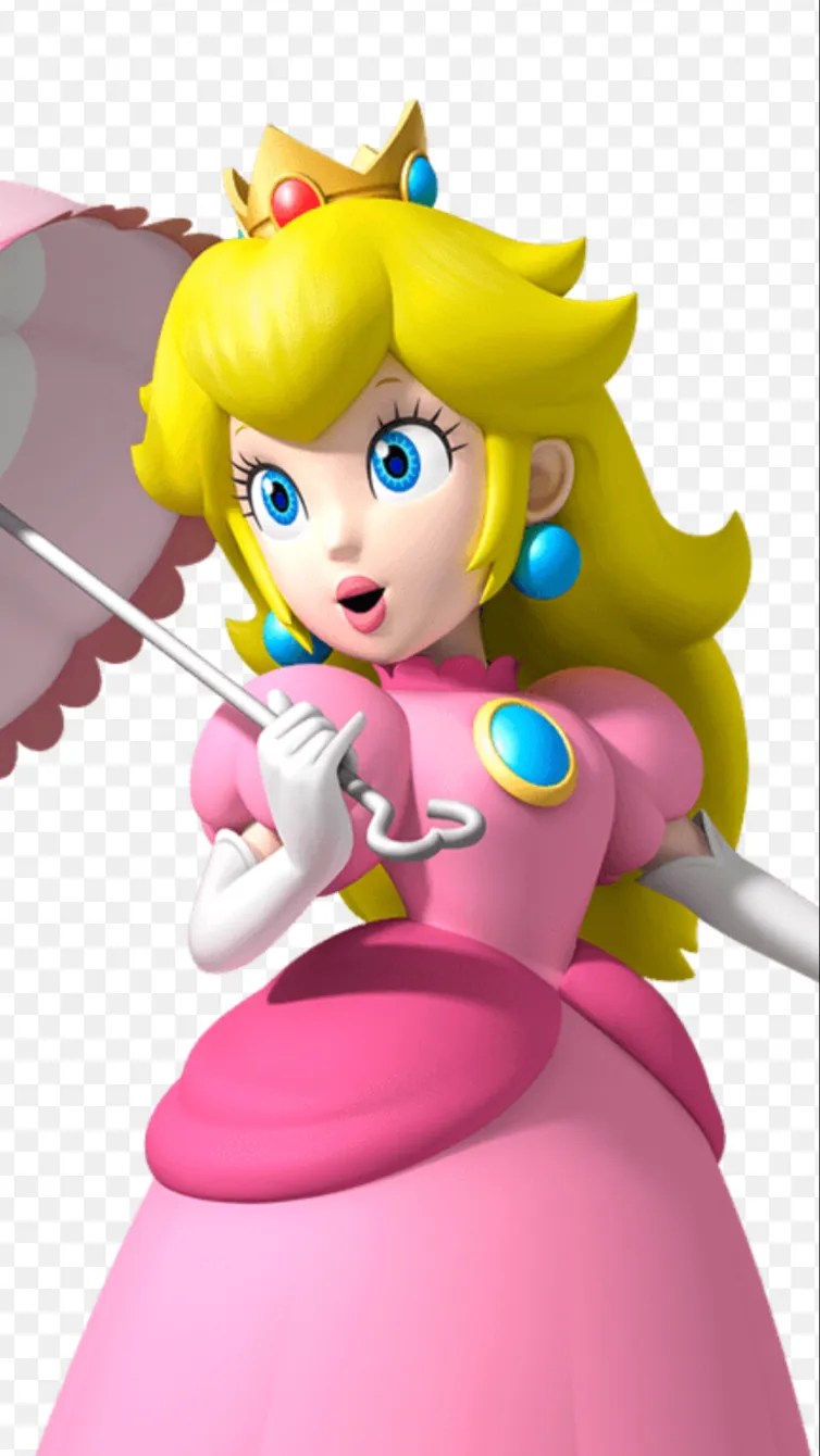 ai character: Princess peach background