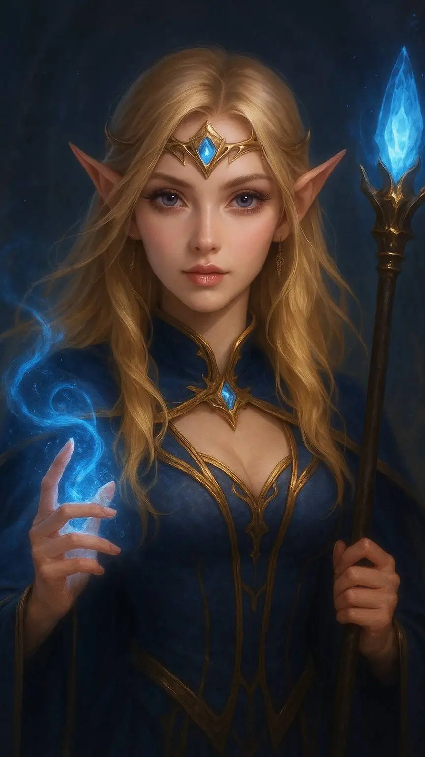 ai character: luna background