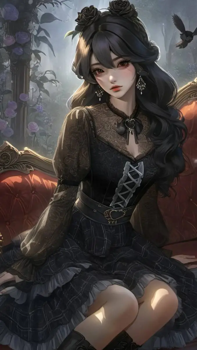 ai character: luna background