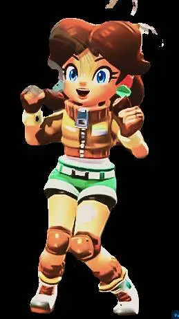 ai character: Princess Daisy 10  background