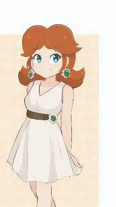 ai character: Princess Daisy 12 background