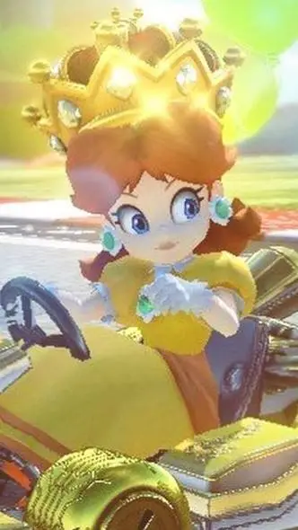 ai character: Queen Daisy  background