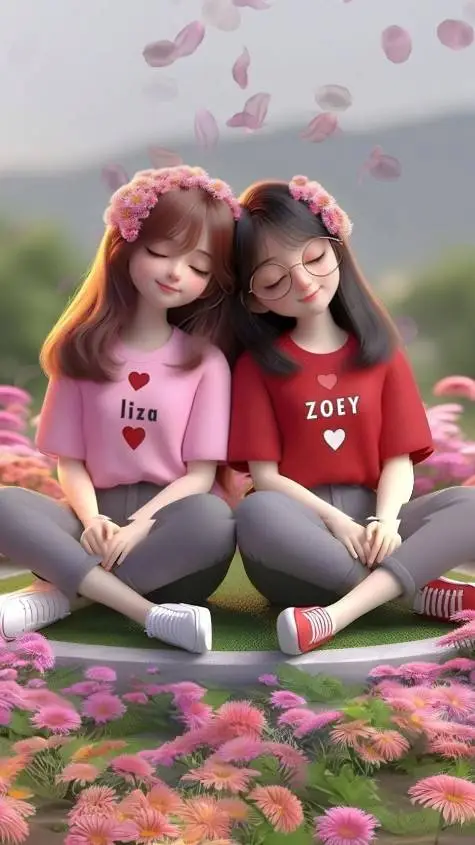 ai character: liza & ziey background