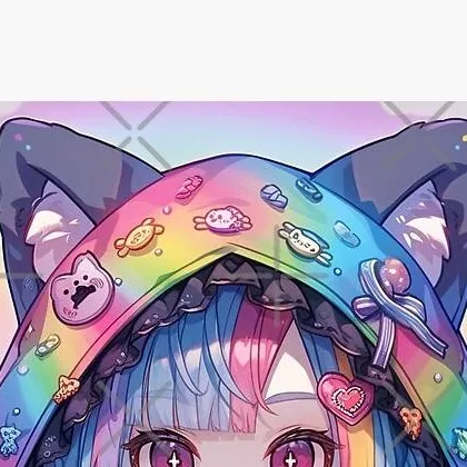 chat with ai character: Rainbow girl 2 🌈