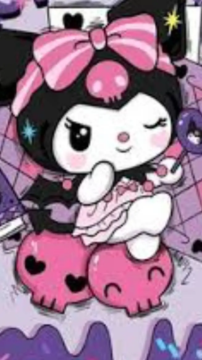 ai character: Kuromi background
