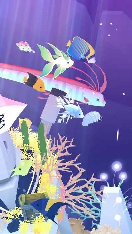 ai character: empty ocean background