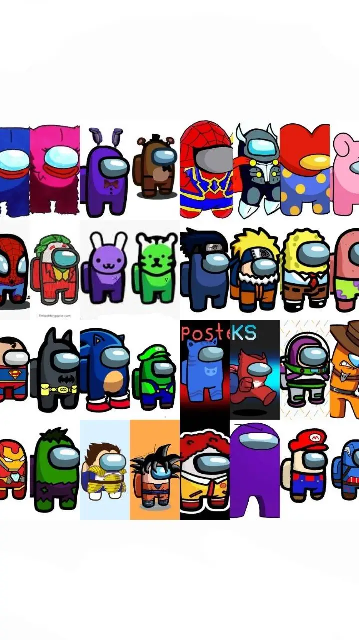 ai character: 32ndPlays Among us background