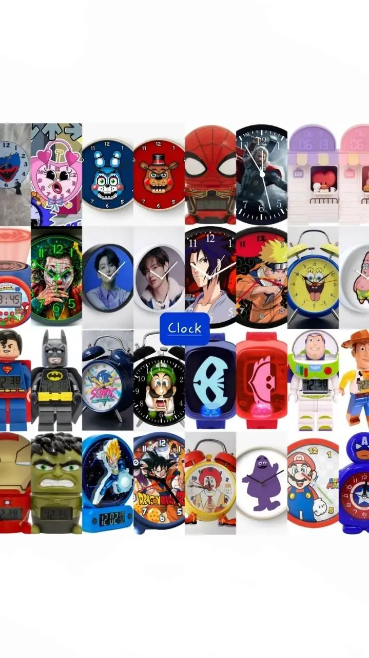 ai character: 32ndPlays clock background