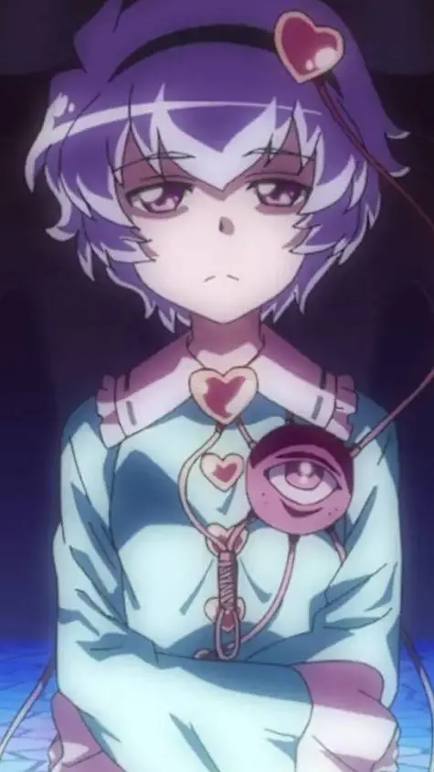 ai character: Satori Komeiji  background