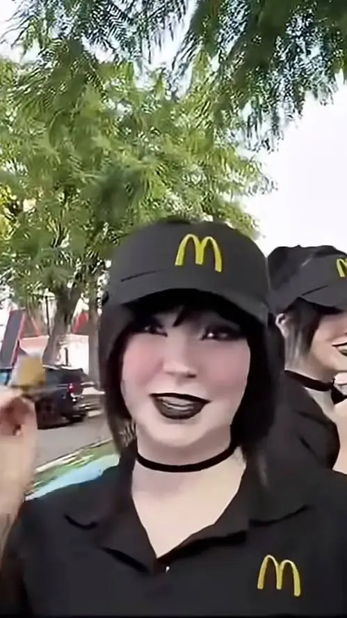 ai character: goth girl background