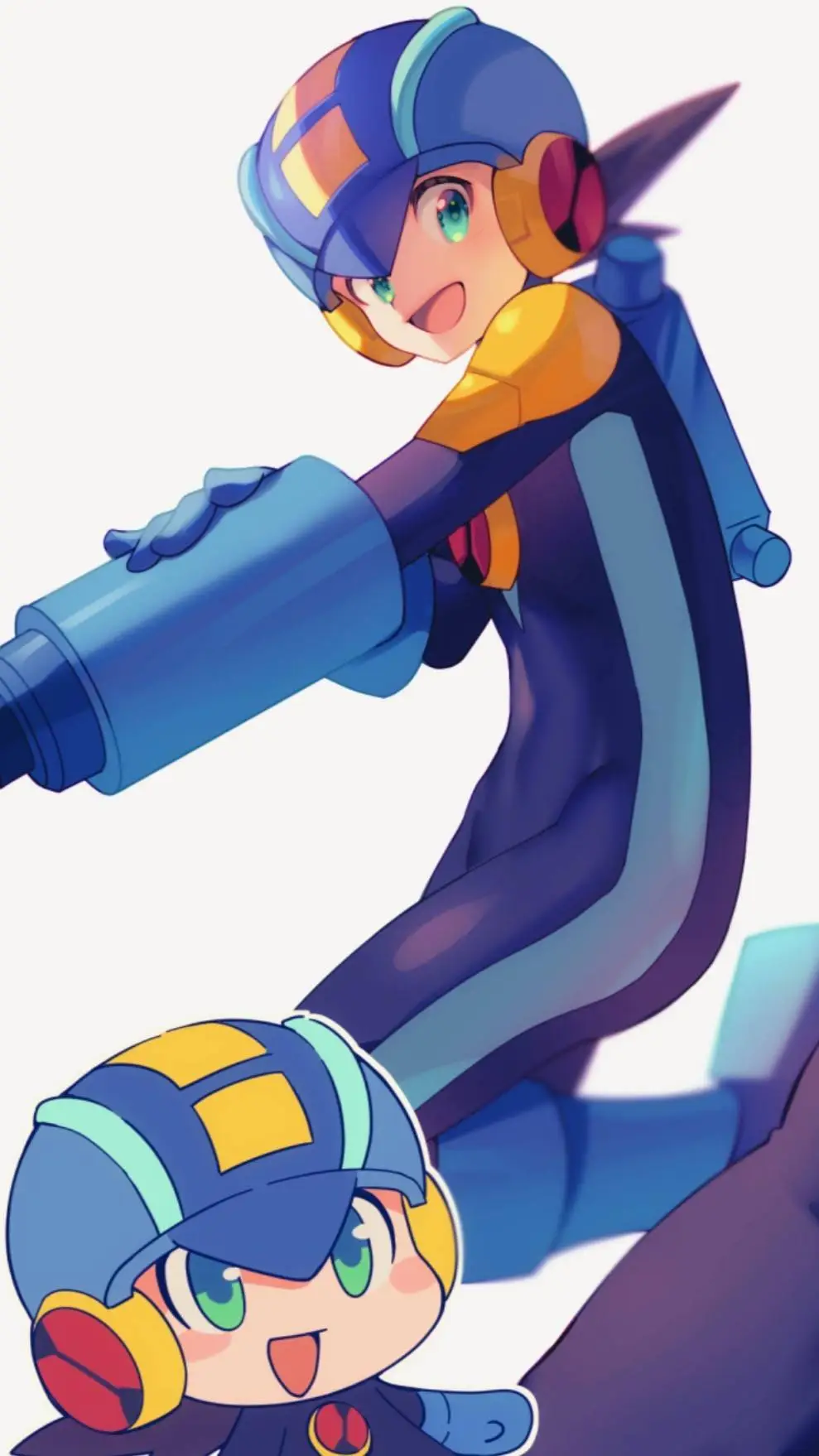 ai character: Megaman.exe background