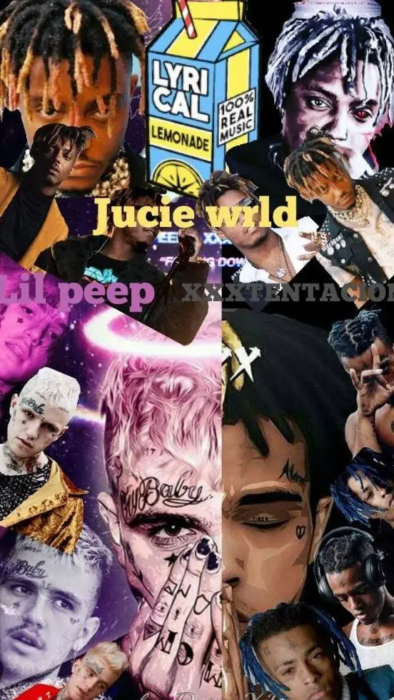 ai character:  peep  juice world background
