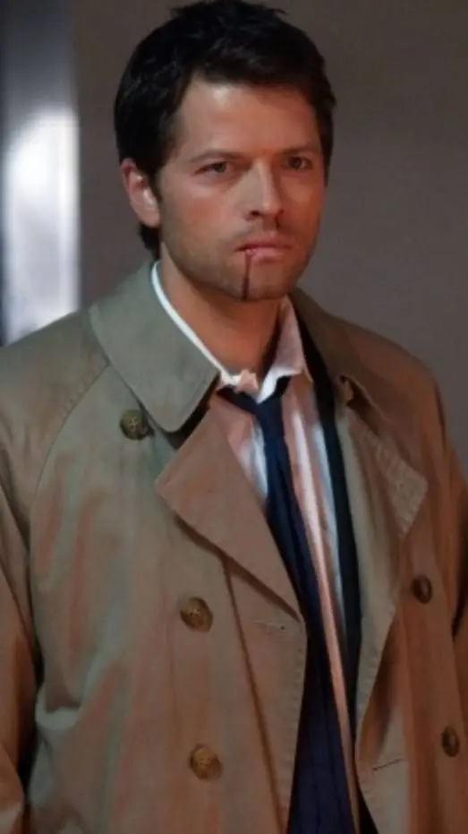 ai character: Castiel  background
