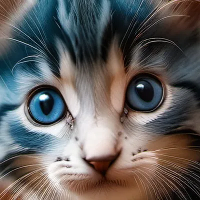 chat with ai character: Blue cat