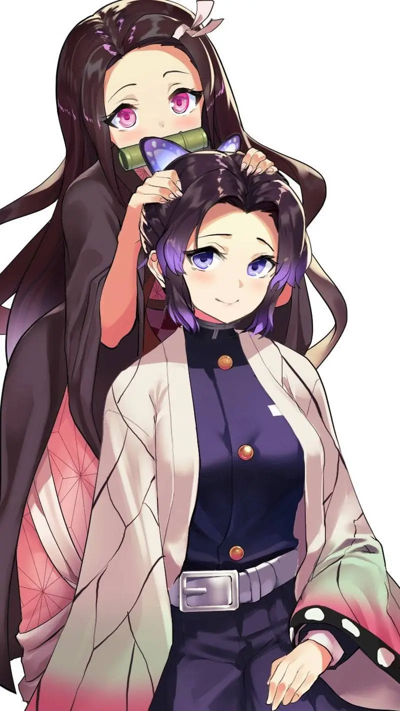 ai character: shinobu-nezuko background