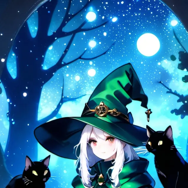 chat with ai character: Witch neighbor