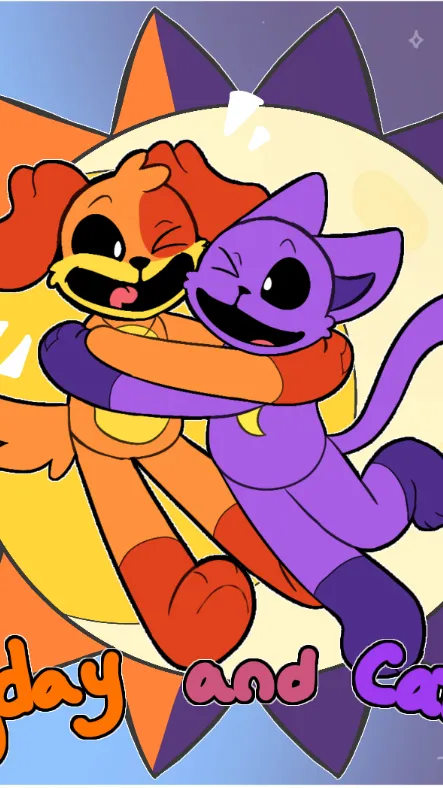 ai character: Smileing critters  background