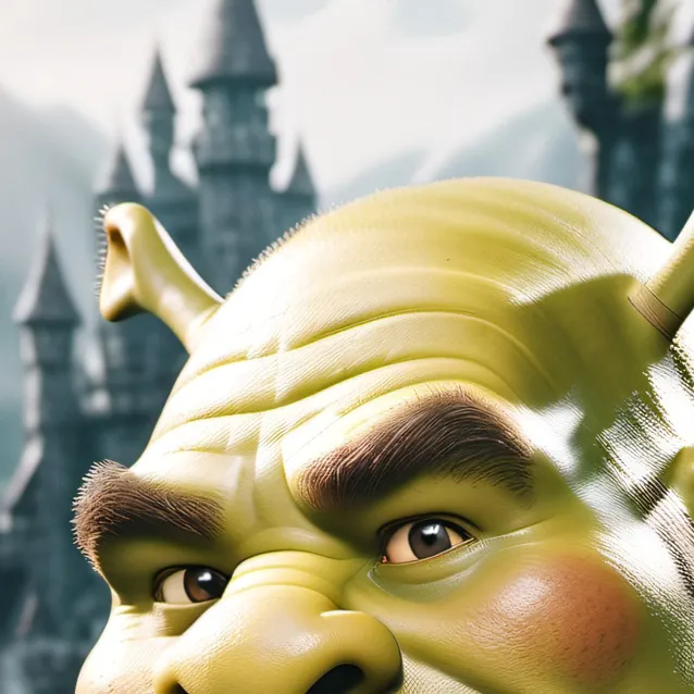 chat with ai character: shrek the monster